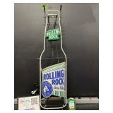 Rolling Rock bottle, neon sign