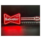 Bud guitar neon sign