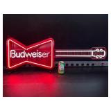 Bud guitar neon sign