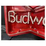 Bud guitar neon sign