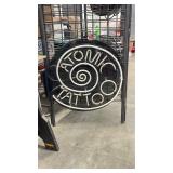 Atomic Tattoo neon sign