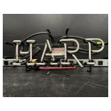 Harp, neon sign