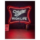 Miller High Life animated neon sign