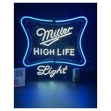 Miller High Life animated neon sign