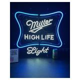 Miller High Life animated neon sign