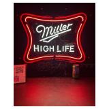 Miller High Life animated neon sign