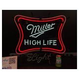 Miller High Life animated neon sign