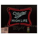 Miller High Life animated neon sign