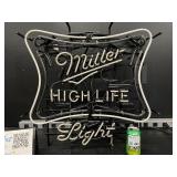 Miller High Life animated neon sign
