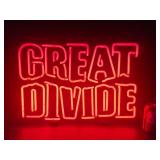 Great Divide neon sign