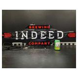 Indeed Brewing neon sign