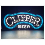 Clipper neon sign