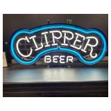 Clipper neon sign