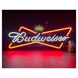 Budweiser  bowtie neon sign