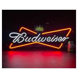Budweiser  bowtie neon sign