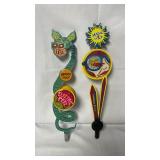 Lot of 2 Magic Hat tap handles, Electric Peel Grapefruit IPA and Stealin