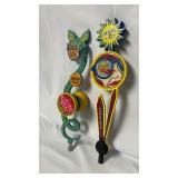 Lot of 2 Magic Hat tap handles, Electric Peel Grapefruit IPA and Stealin