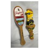 Lot of 2 tap handles: Leinenkugel