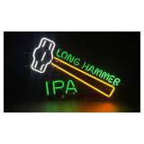 Long Hammer neon sign