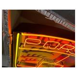 Porsche logo, NIB neon sign