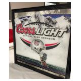 Coors Light, Official Beer Sponsor of the NFL, mirror, NOS