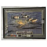 E&J Brandy and Ducks Unlimited 1993 Limited Edition mirror, numbered, NOS