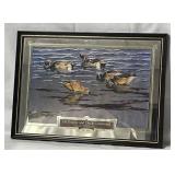 E&J Brandy and Ducks Unlimited 1993 Limited Edition mirror, numbered, NOS