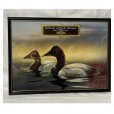 E&J Brandy and Ducks Unlimited 1995 Limited Edition mirror, signed and numbered, NOS