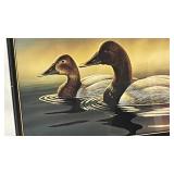 E&J Brandy and Ducks Unlimited 1995 Limited Edition mirror, signed and numbered, NOS