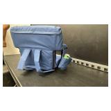Lot of 2 items: Dos Equis cooler and Blue Moon folding chair / backpack