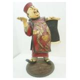 36" life sized "Mandarin Chinese Waiter" Statue