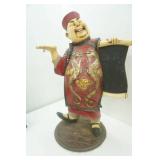 36" life sized "Mandarin Chinese Waiter" Statue