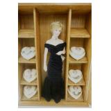 Vintage Authentic "Diana, Princess of Wales" Porcelain Doll & "Diana, Forever in our Hearts" Music Boxes