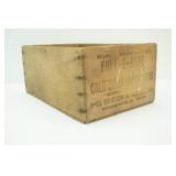 Vintage California Apricots Wooden crate 15.5"x9.75"x6.75"