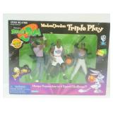 Vintage Space Jam Michael Jordan Triple Play Action Figures. UNOPENED. WB Toy