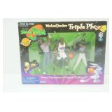 Vintage Space Jam Michael Jordan Triple Play Action Figures. UNOPENED. WB Toy