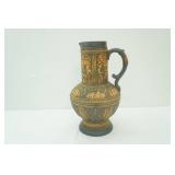 Vintage German Style Relief Pitcher 14" tall