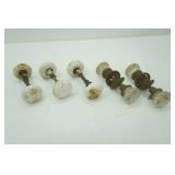 Vintage Porcelain & Glass Door Knobs