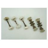 Vintage Porcelain & Glass Door Knobs
