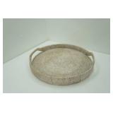 Rolling Duffle Bag & Coffee Table Basket 22" diameter