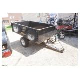 Metal Pull Behind Cart with new tires.
