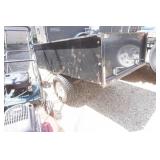 Metal Pull Behind Cart with new tires.