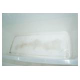 Large Clear Rubbermaid Tote 36"x15"x14"