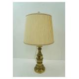 Vintage Brass Table Lamp 34" tall
