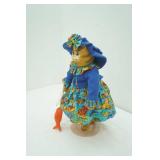 Vintage Betty Jane Carter Musical Porcelain Cat Doll. # 285/500. "Tiger Lily" Cat Tale