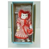 Vintage Betty Jane Carter Musical Porcelain Cat Doll. "Sweetie" 1997. Plays People Will Say We