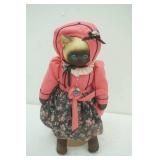 Vintage Betty Jane Carter Musical Porcelain Cat Doll. Penny Puss?
