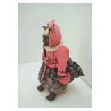 Vintage Betty Jane Carter Musical Porcelain Cat Doll. Penny Puss?