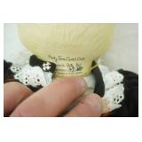 Vintage Betty Jane Carter Musical Porcelain Cat Doll. Cat Tale
