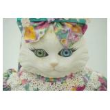 Vintage Betty Jane Carter Musical Porcelain Cat Doll. Perfect Pet Series "Sugar" #167/500